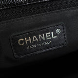 シャネル ココマーク マトラッセ キャビアスキン PSTバッグ チェーン トートバッグ ブラック - NEWSED