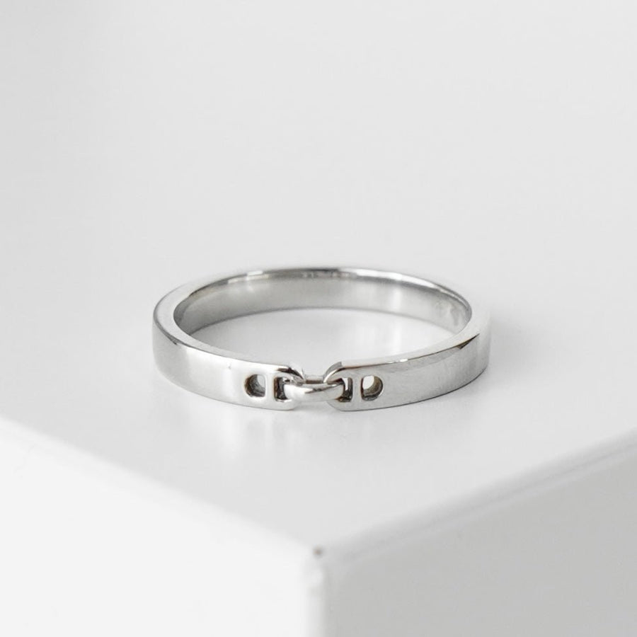 エルメス　エヴァー　シェーヌダンクル　リング　51 HERMES エルメス エヴァーシェーヌダンクル リング シルバー 59号