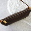 Celine Vintage Macadam One Shoulder Bag Mini Bag Handbag PVC/Leather Brown