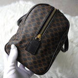 セリーヌ マカダム PVC ミニボストンバッグ ブラック - NEWSED