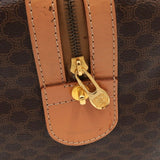 セリーヌ ヴィンテージ マカダム PVC/レザー ボストンバッグ ブラウン - NEWSED