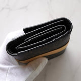 セリーヌ PVC/レザー コンパクトウォレット 三つ折り財布 ブラウン/ゴールド - NEWSED