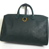 クリスチャン ディオール トロッター PVC / レザー ボストンバッグ グリーン - NEWSED