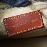 ポロ ラルフローレン チェック柄 PVC ミニボストンバッグ ハンドバッグ グリーン - NEWSED