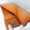 セリーヌ トリオンフ PVC/レザー コンパクトウォレット 三つ折り財布 ブラウン