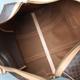 セリーヌ マカダム PVC ボストンバッグ ブラウン - NEWSED