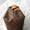 Celine Macadam PVC/Leather Second Bag Pouch Brown