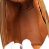 Celine Macadam PVC/皮革手拿包 棕色