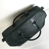 クリスチャン ディオール トロッター PVC / レザー ボストンバッグ グリーン - NEWSED