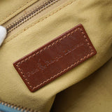 ポロ ラルフローレン チェック柄 ミニボストンバッグ PVC / レザー ダークグリーン - NEWSED