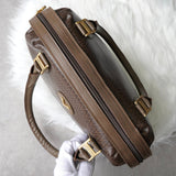 ヴァレンティノ ヴィンテージ PVC / レザー ハンドバッグ ブラウン - NEWSED