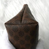 Celine Macadam PVC/皮革手拿包 棕色