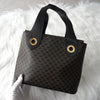 Celine Macadam PVC/皮革手提包 黑色