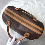 セリーヌ マカダム PVC ミニボストンバッグ ハンドバッグ ブラウン - NEWSED