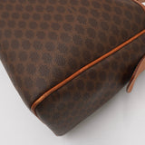 セリーヌ ヴィンテージ マカダム PVC/レザー ミニボストンバッグ ブラウン - NEWSED