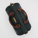 ポロ ラルフローレン チェック柄 ミニボストンバッグ PVC / レザー