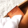 Celine Macadam PVC/Leather Second Bag Pouch Brown