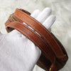 Celine Vintage Macadam PVC/Leather Handbag Freestanding Brown