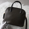 セリーヌ ボリード型 マカダム PVC 2way ハンドバッグ ショルダーバッグ 自立型 ブラック