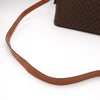Celine Vintage Macadam PVC/Leather 2way Shoulder Bag Handbag Freestanding Brown
