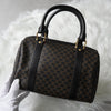Celine Macadam PVC 两用迷你波士顿包 单肩包 黑色