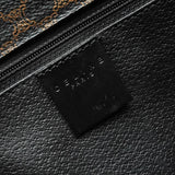 セリーヌ マカダム PVC 2way ハンドバッグ ショルダーバッグ ブラック - NEWSED