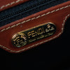 Fendi Pecan PVC/Leather 2way Handbag Shoulder Bag Khaki
