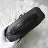 セリーヌ マカダム PVC / レザー 2way バニティバッグ ハンドバッグ ショルダーバッグ ミニバッグ ブラウン / ブラック - NEWSED