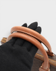 セリーヌ マカダム PVC / レザー 2way ハンドバッグ ショルダーバッグ ブラウン