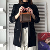 Celine Macadam PVC/皮革迷你两用包 棕色