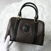 Celine Macadam PVC 两用迷你波士顿包 单肩包 黑色