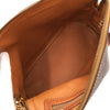 Celine Vintage Macadam PVC/Leather 2way Shoulder Bag Handbag Freestanding Brown