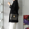 Celine Macadam PVC 两用化妆包 单肩包 黑色