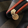Fendi Pecan PVC/Leather 2way Handbag Shoulder Bag Khaki