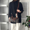 Fendi Pecan PVC/Leather 2way Handbag Shoulder Bag Khaki