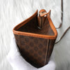 Celine Macadam PVC/皮革迷你两用包 棕色