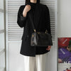 Celine Macadam PVC 两用迷你波士顿包 单肩包 黑色
