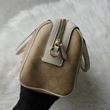 コーチ シグネチャー PVC 2way ハンドバッグ ショルダーバッグ ベージュ F32203 - NEWSED