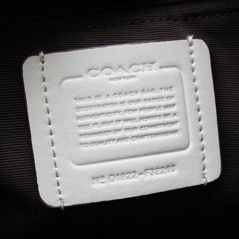 コーチ シグネチャー PVC 2way ハンドバッグ ショルダーバッグ ベージュ F32203 - NEWSED