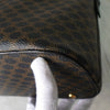 Celine Bolide Macadam PVC/皮革手提包，独立式，黑色