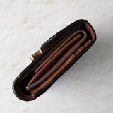 セリーヌ トリオンフ PVC/レザー コンパクトウォレット 三つ折り財布 ブラウン - NEWSED