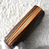 Celine Macadam PVC/Leather Second Bag Pouch Brown