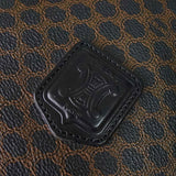 セリーヌ マカダム PVC レザー トートバッグ バケツ型 ブラウン / ブラック - NEWSED