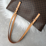 セリーヌ マカダム PVC / レザー トートバッグ ブラウン - NEWSED