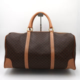 セリーヌ ヴィンテージ マカダム PVC/レザー ボストンバッグ ブラウン - NEWSED