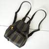 Fendi Pecan PVC/Leather Backpack in Khaki/Black