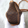 Celine Macadam Gancini PVC Shoulder Bag in Brown