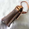 Celine Macadam Gancini PVC Shoulder Bag in Brown