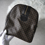 セリーヌ マカダム PVC ボストンバッグ ブラック - NEWSED