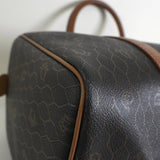 クリスチャン ディオール ハニカム PVC レザー ミニボストンバッグ ブラック / ブラウン - NEWSED